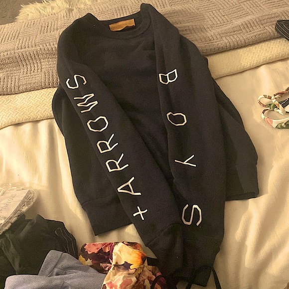 Boys + Arrows Sweaters - RARE Champ obsidian boys arrows crew neck sweatshirt